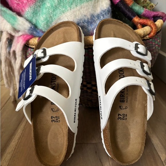 Birkenstock Florida White NWT - Picture 2 of 6